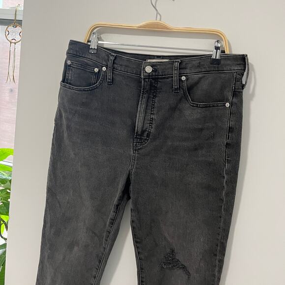 Madewell Dark Gray Perfect Vintage Straight Jeans Size 31 - Picture 5 of 7
